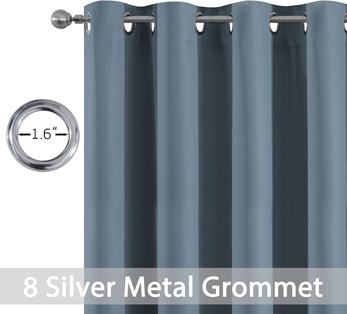 Yakamok 84 Inch Length Blackout Curtains - Image 3