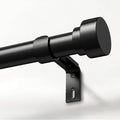 IFELS Heavy Duty Curtain Rods for Windows 66 to 120 Inch, 1 Inch Adjustable by IFELS
