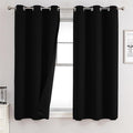 ChrisDowa 100% Blackout Curtains 63 inch Long by ChrisDowa