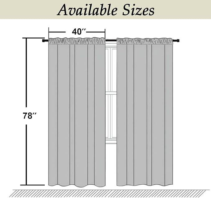 Simplebrand Ava Denim Blackout Curtains - Image 9