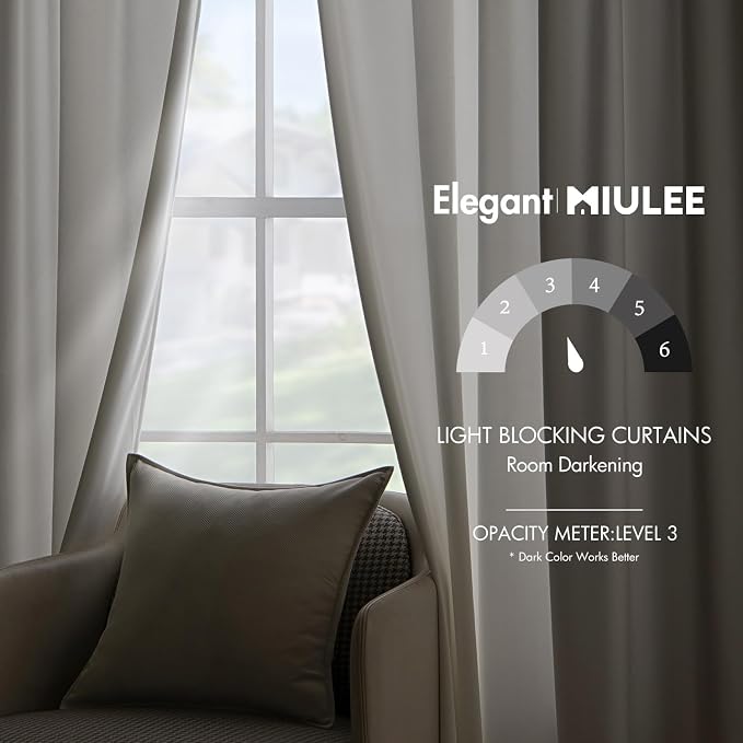 MIULEE Velvet Curtains 96 inches - Image 5