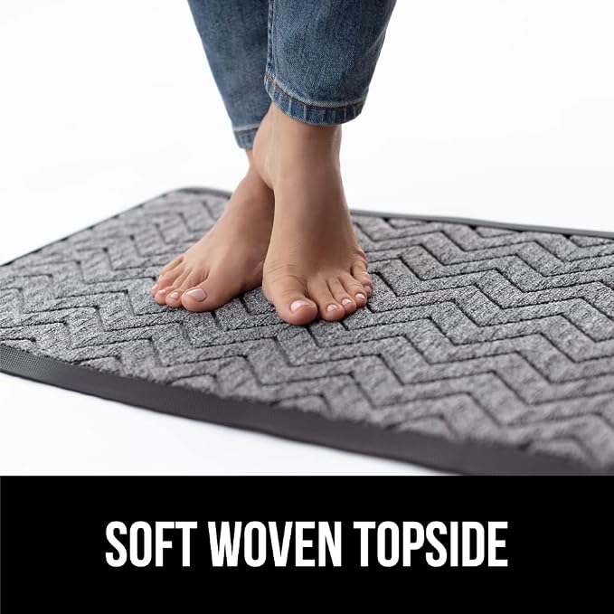 GORILLA GRIP 100% Waterproof All-Season WeatherMAX Doormat 35x23, US Designed - Image 7