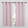 NICETOWN Baby Pink Blackout Curtains 48 inches Length by NICETOWN