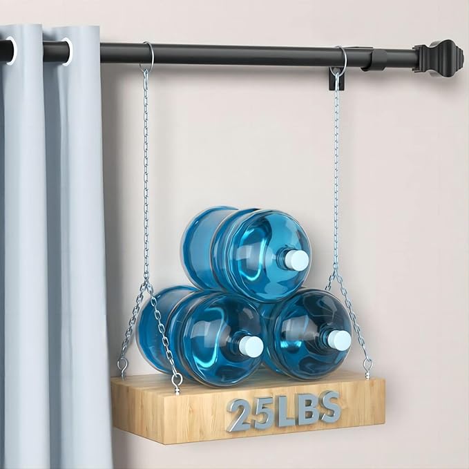 Curtain Rods for Windows 35-47 inch, 5/8 inch Matte Black Curtain Rod - Image 8
