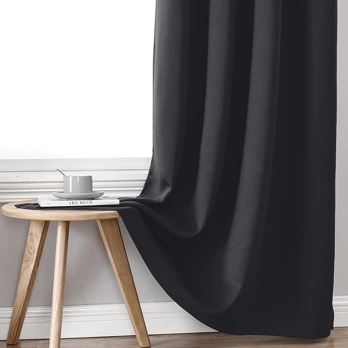 ChrisDowa 100% Blackout Curtains 90 inch Long - Image 7