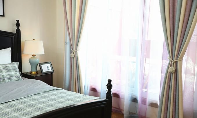 Melaluxe 2 Pack Curtain Tiebacks - Image 7