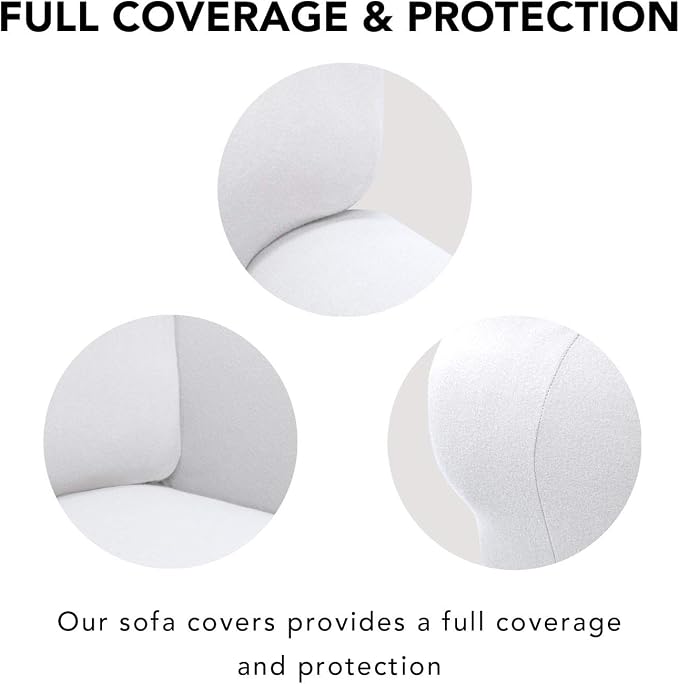 PureFit Super Stretch Chair Sofa Slipcover – Spandex Non Slip Soft Couch Sofa - Image 3