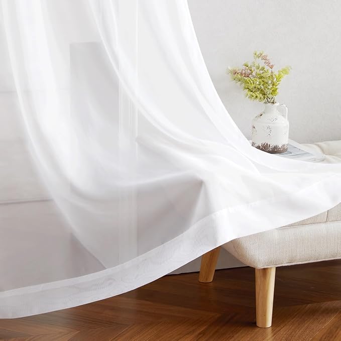 NICETOWN Sheer Curtains Extra Long - Image 6