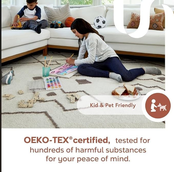 nuLOOM Kai Beige Striped Washable Runner Rug - Image 6
