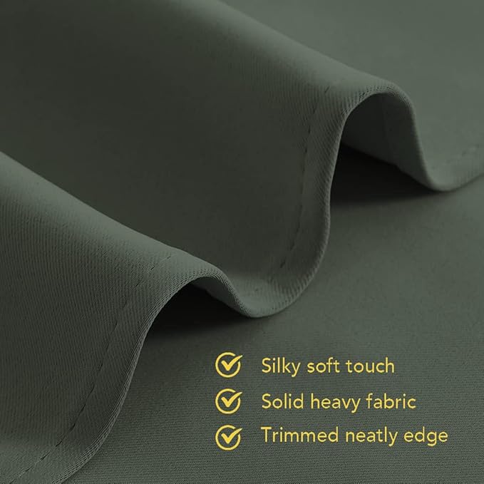NICETOWN Sleek Blackout Curtains 48 inches Length - Image 5