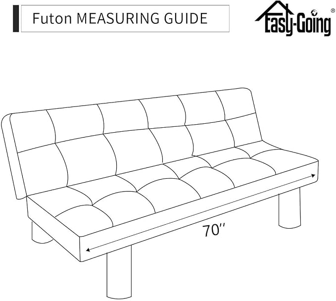 Easy-Going Reversible Couch Cover, Large Futon Sofa, Water Resistant Furniture - Image 9