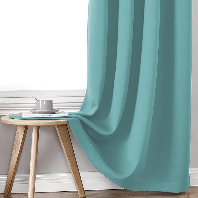 ChrisDowa 100% Blackout Curtains 90 inch Long - Image 7