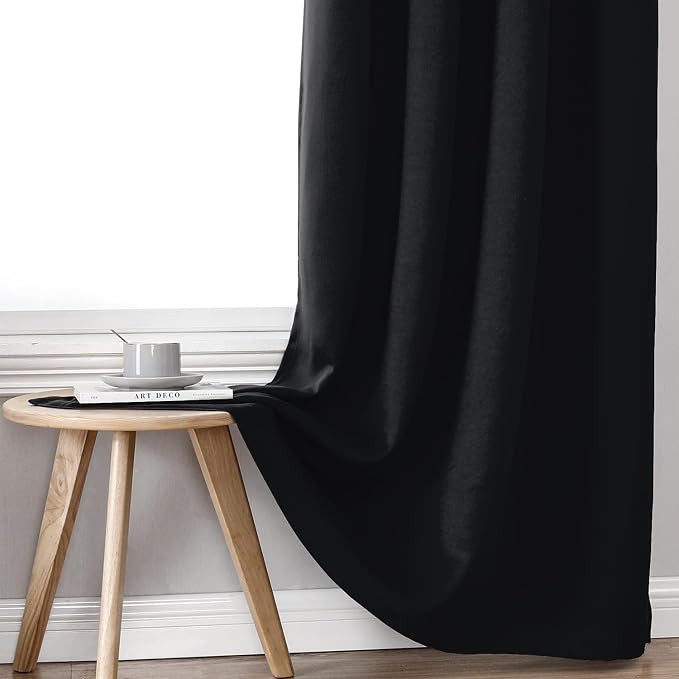 ChrisDowa 100% Blackout Curtains 80 inch Long - Image 7