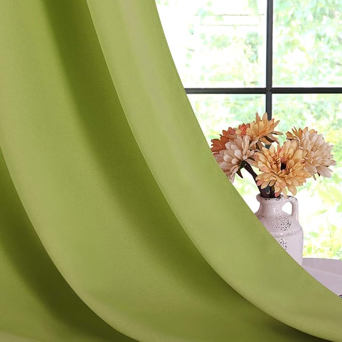 NICETOWN Blackout Window Curtains 60 inch Length 2 Panels, 34 x 60 Inch - Image 4