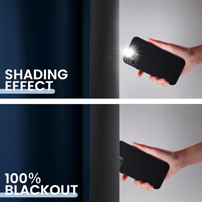 SimpleHome Ombre 100% Blackout Curtains - Image 5