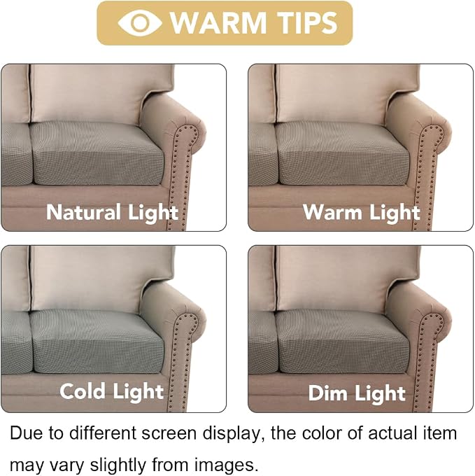 H.VERSAILTEX Super Stretch Individual Seat Cushion Covers - Image 7