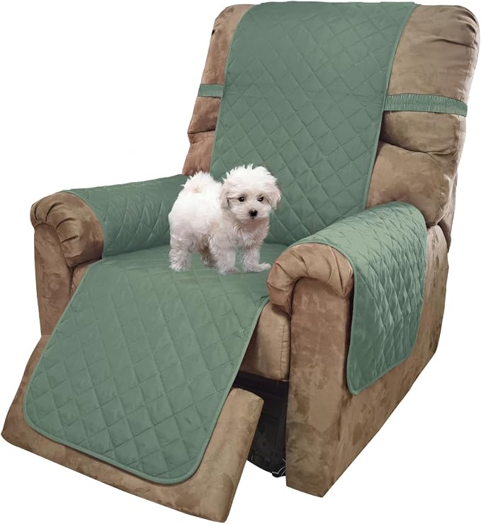 U-NICE HOME Recliner Chair Covers Reversible Quilted Water Repellent Pet by U-NICEHOME