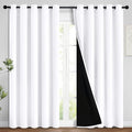 Yakamok Full Blackout Curtains 84 Inches Long, 2 Thick Layers Grommet Top by Yakamok