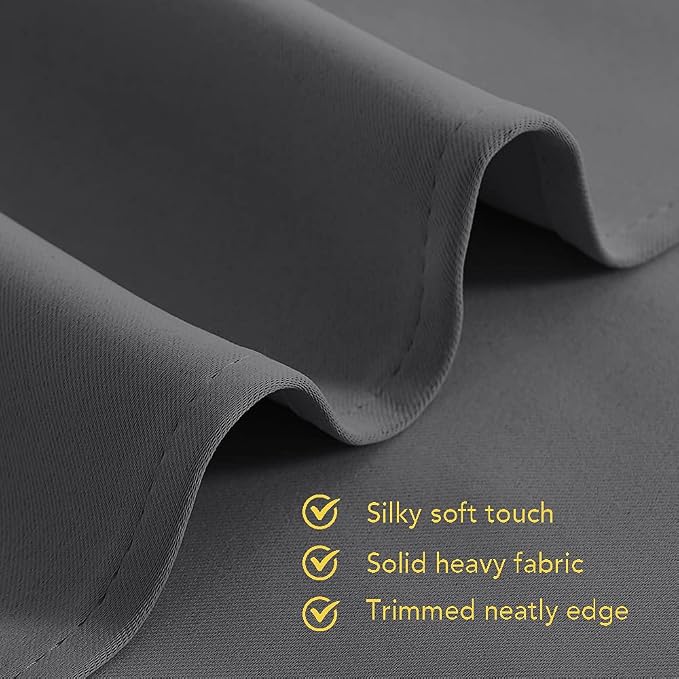 NICETOWN Bedroom Curtains Blackout Drapery Panels, Three Pass Microfiber - Image 4