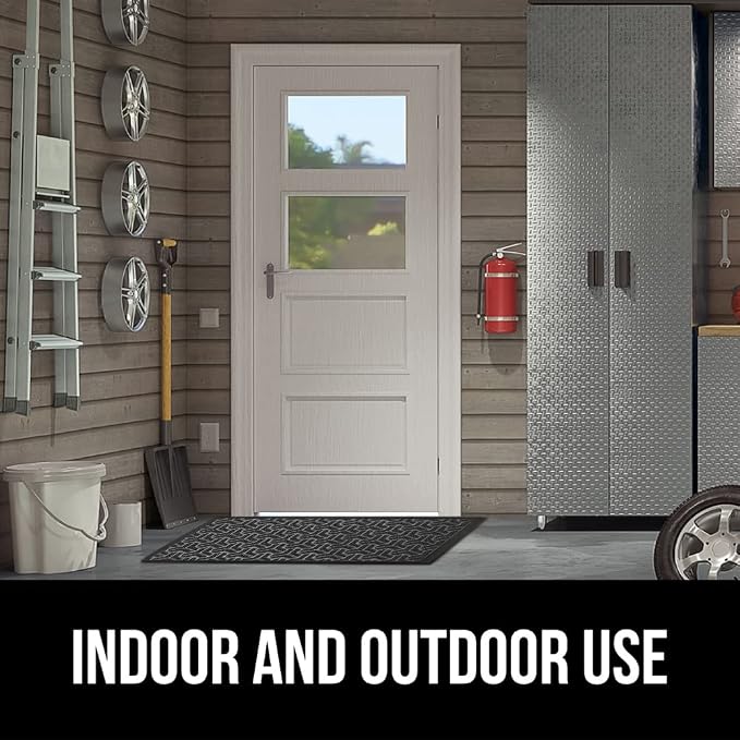 GORILLA GRIP 100% Waterproof All-Season WeatherMAX Doormat 35x23, US Designed - Image 10