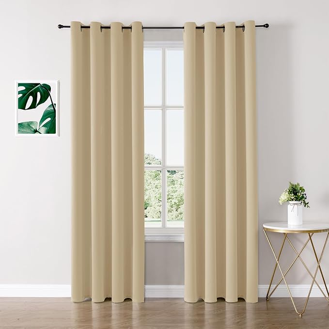 ChrisDowa Blackout Curtains 108 inches Long by ChrisDowa