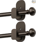 KAMANINA 2 Pack Curtain Rods No Drilling by KAMANINA