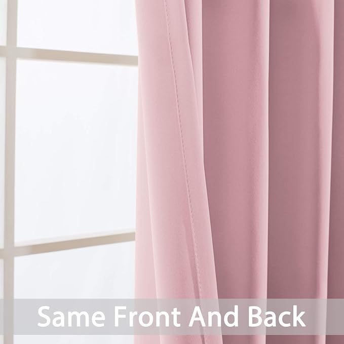Yakamok Pink Blackout Curtains - Image 6
