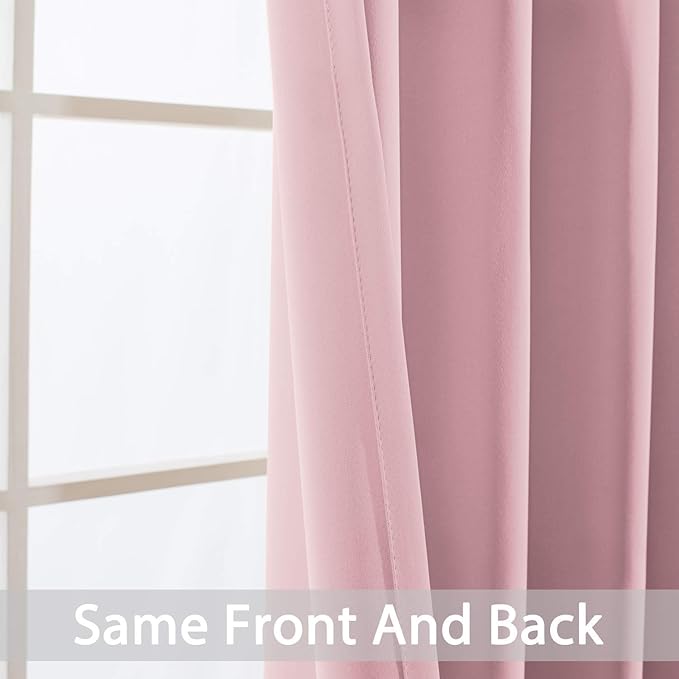 Yakamok Blackout Curtains Room Darkening Thermal Insulated - Image 6