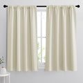 RYB HOME Curtains for Bedroom Living Room 63 inches Long, Thermal Insulated by RYBHOME