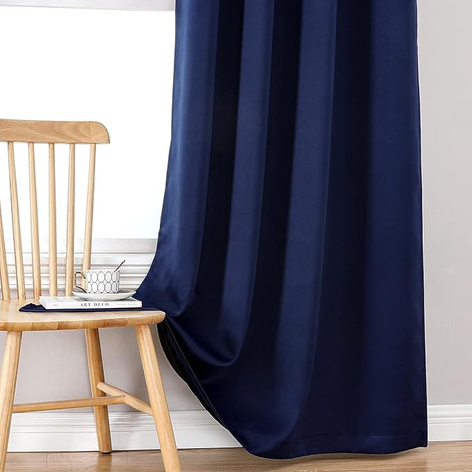 ChrisDowa 100% Blackout Curtains 84 inch Long - Image 7