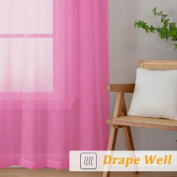 Gwine Extra Long Sheer Curtains 120 Inches Long - Image 6