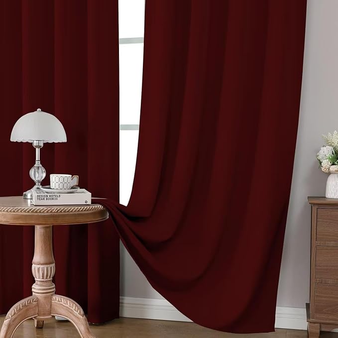 Joydeco Blackout Curtains for Bedroom 84 inch Long 2 Panels, Thermal Insulated - Image 3