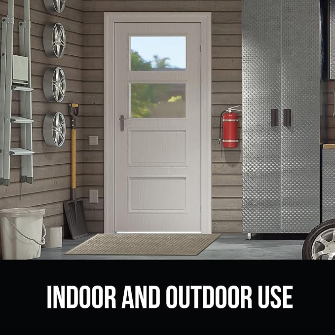 GORILLA GRIP® Ultra Absorbent Front Door Mat Outside Entrance, Traps Dirt and - Image 9