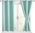Blackout Window Curtains for Bedroom, 2 Panels, 38 x 54 Inch | Light Blocking & by Hiasan