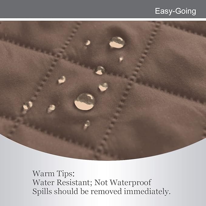 Easy-Going Reversible Couch Cover, 2 Cushion Sofa, Water Resistant Mat - Image 4