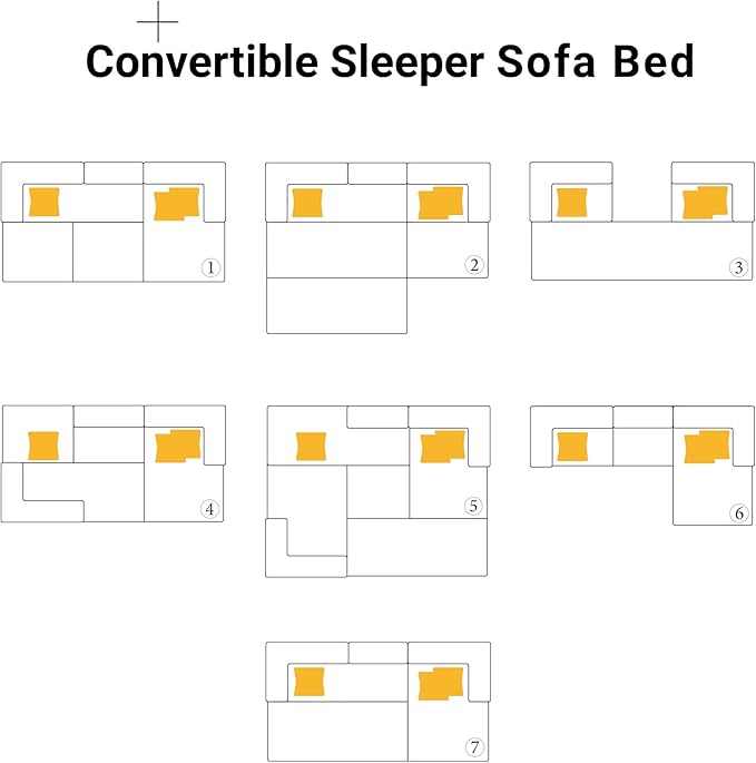 108" Oversized Convertible Sleeper Sofa Bed, Corduroy L Shape Sectional Couch, Folding Sofa Bed with Side Pocket, Modern Cloud Floor Mattress Couch, Modular Sofa for Living Room, Black