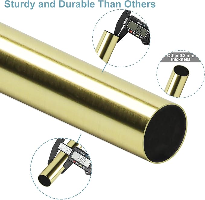 Byondeth Curtain Rods for Windows 16 to 48 or 60 Inches Max Adjustable Length 1 - Image 7