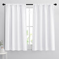 RYB HOME 54 inch Curtains for Living Room, Rod Pocket Thermal Insulated Small by RYBHOME