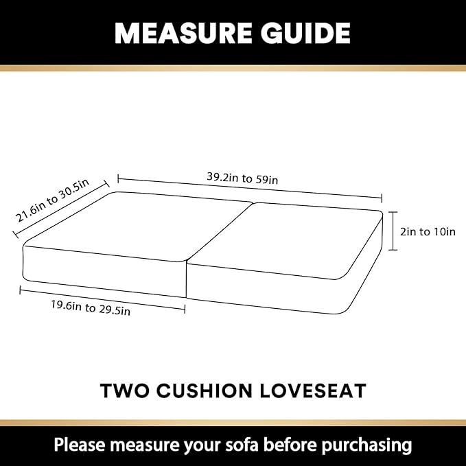 PrinceDeco Velvet Sofa Cushion Covers, Stretch Couch Cushion Covers for Individual Seat Couch Slipcover Sets Furniture Protector for Loveseat Sofa Cushion(Each Width Up to 29.5", Blue)