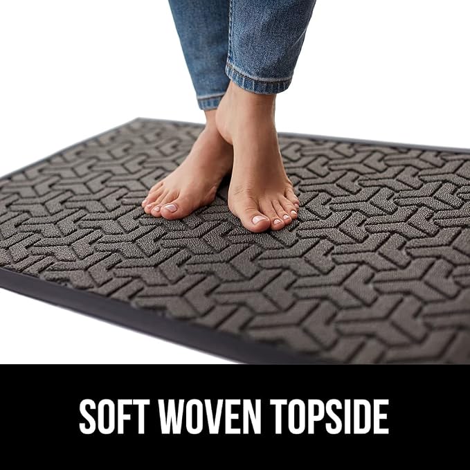 GORILLA GRIP 100% Waterproof All-Season WeatherMAX Doormat 35x23, US Designed - Image 8