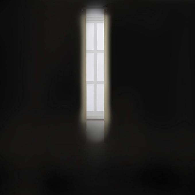 LEMOMO Beige Blackout Curtains 34 x 63 Inch Length/Set of 2 Curtain - Image 3