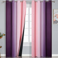 Estelar Textiler Purple and Pink Ombre Blackout Curtains 102 Inches Long 2 by ESTELARTEXTILER