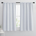 RYB HOME Curtains for Bedroom Living Room 63 inches Long, Thermal Insulated by RYBHOME