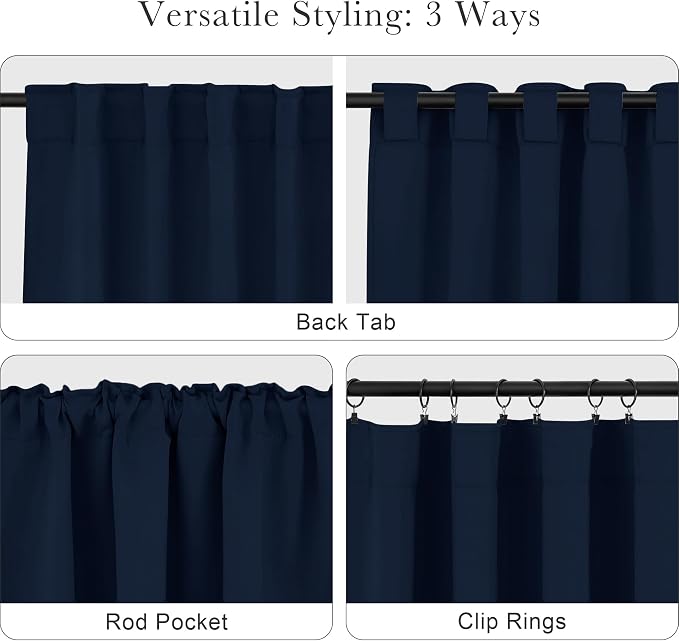 Pony Dance Blackout Curtains Thermal Insulated Window Treatment Panels Room - Image 5