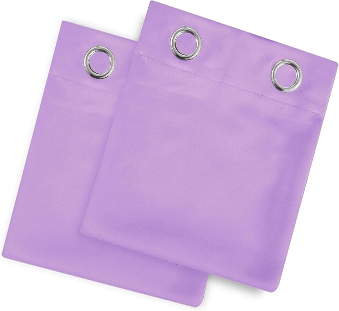 Blackout Curtains 52 x 45 inch Lavender Curtains Set of 2 Panels/Thermal - Image 7