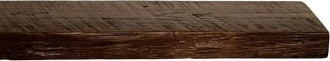 joelsantiques Floating Shelf, Wood Wall Shelf, Natural Wooden Home Decor for Bathroom Kitchen Bedroom, Hanging Mounted Invisible Bracket (Medium Brown, 7" Deep x 60" Wide)