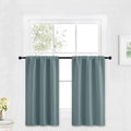 RYB HOME Kitchen Blackout Curtains Over Sink 36 inch Length, Rod Pocket Summer by RYBHOME