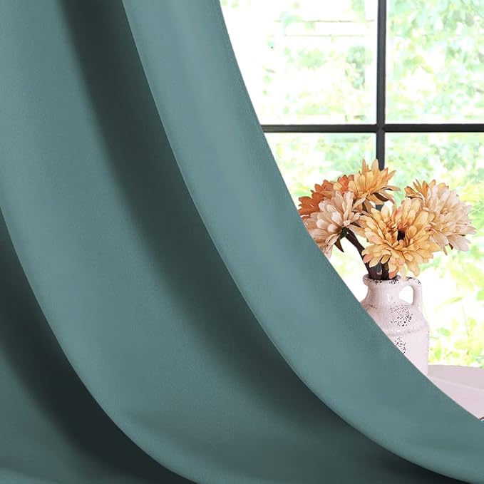 NICETOWN Modern Blackout Curtains Noise Reducing, 2 Panels, W42 x L60 -Inch - Image 6