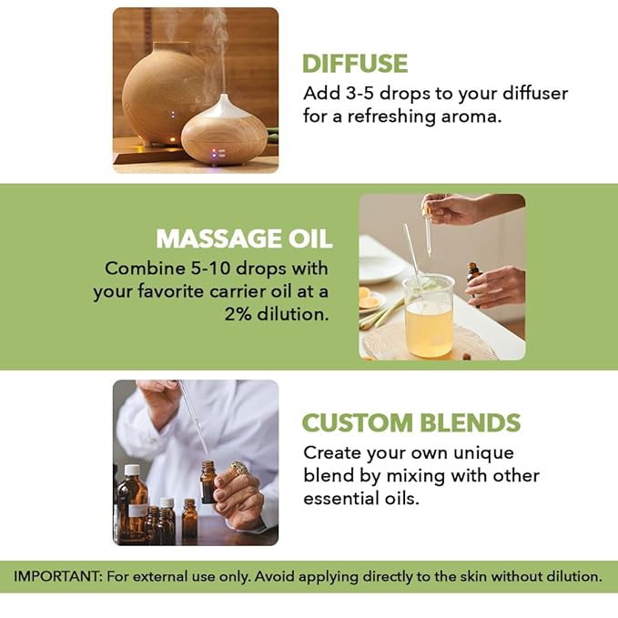 Majestic Pure Peppermint Essential Oil with Glass Dropper - 1 Fl Oz - 100% Pure and Natural Peppermint Oil - Premium Grade Essential Oils for Diffuser, Aromatherapy, Soap and Candle Making