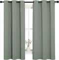 NICETOWN Greyish Green Nursery Essential Thermal Insulated Solid Grommet Top by NICETOWN